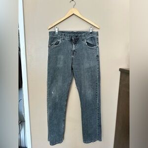 Hurley Men’s Gray Denim Jeans SZ 33 x 30 Cotton